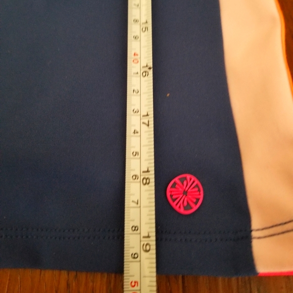 NWT Lilly Pulitzer Luxletic Vanti Bra Tank Top Oyster Bay Navy Size Small UPF 50 - Picture 10 of 14